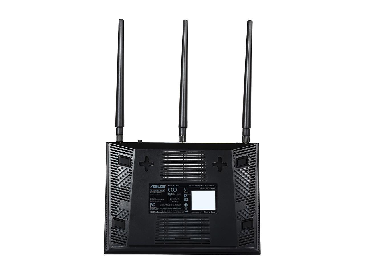 ASUS RTN66R DualBand WirelessN900 Gigabit Router