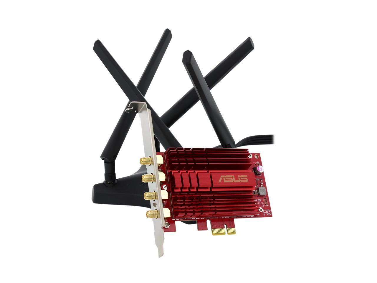 ASUS PCE-AC88 AC3100 4x4 802.11AC PCIe Adapter