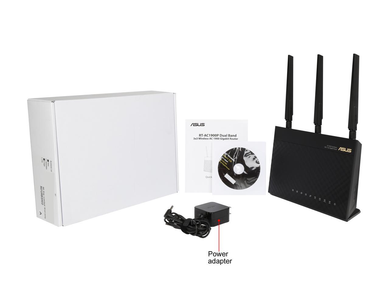 Asus Certified RTAC1900P DualBand Wireless AC1900 Router