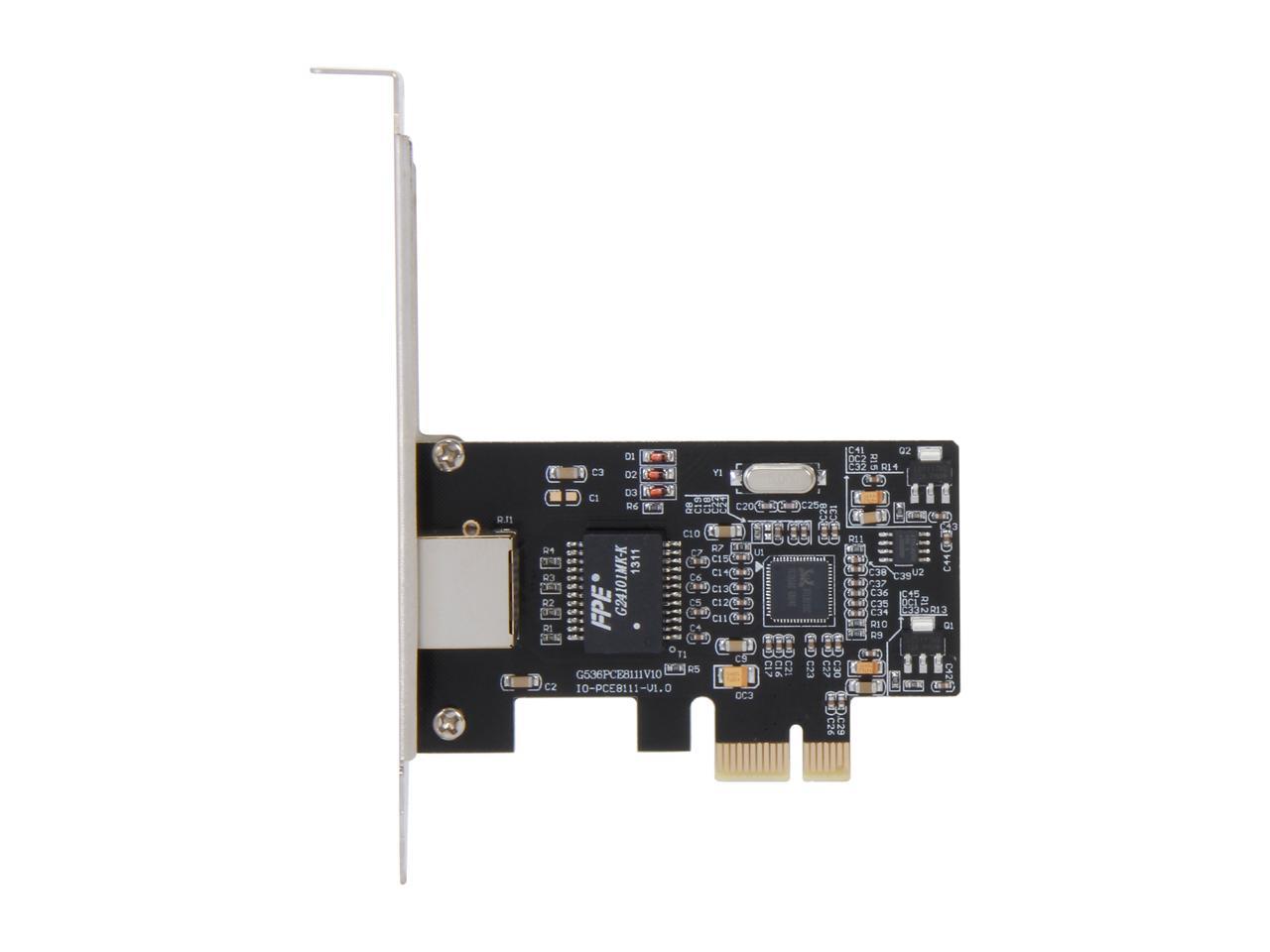 SYBA SI-PEX24035 PCI-Express x1 Gigabit Ethernet Network LAN PCI ...