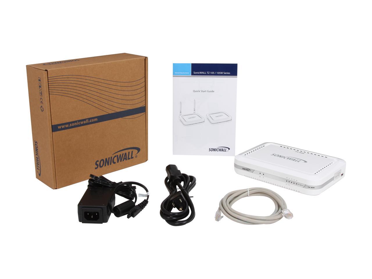 SonicWALL TZ 105 Network Security Appliance