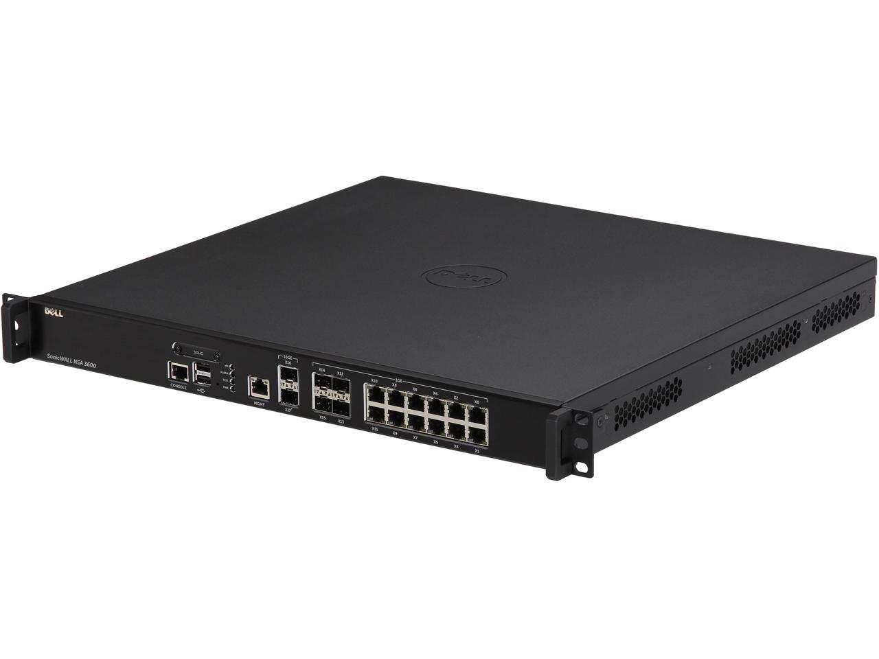 SonicWall 01-SSC-3851 VPN Wired NSA 3600 High Availability (HA) Unit ...