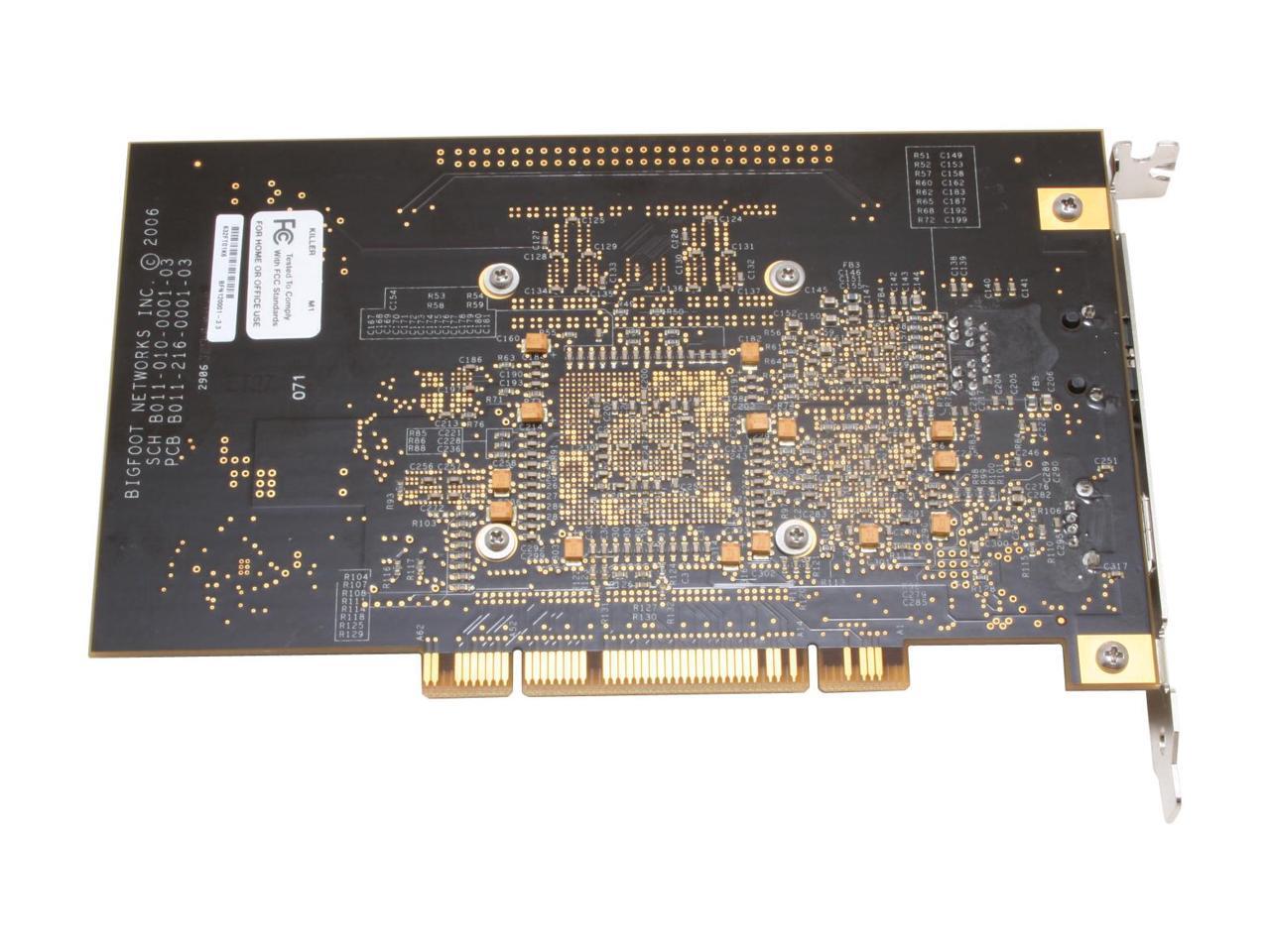 Killer NIC M1 Gaming Network Card 10/100/1000Mbps PCI Network Adapter