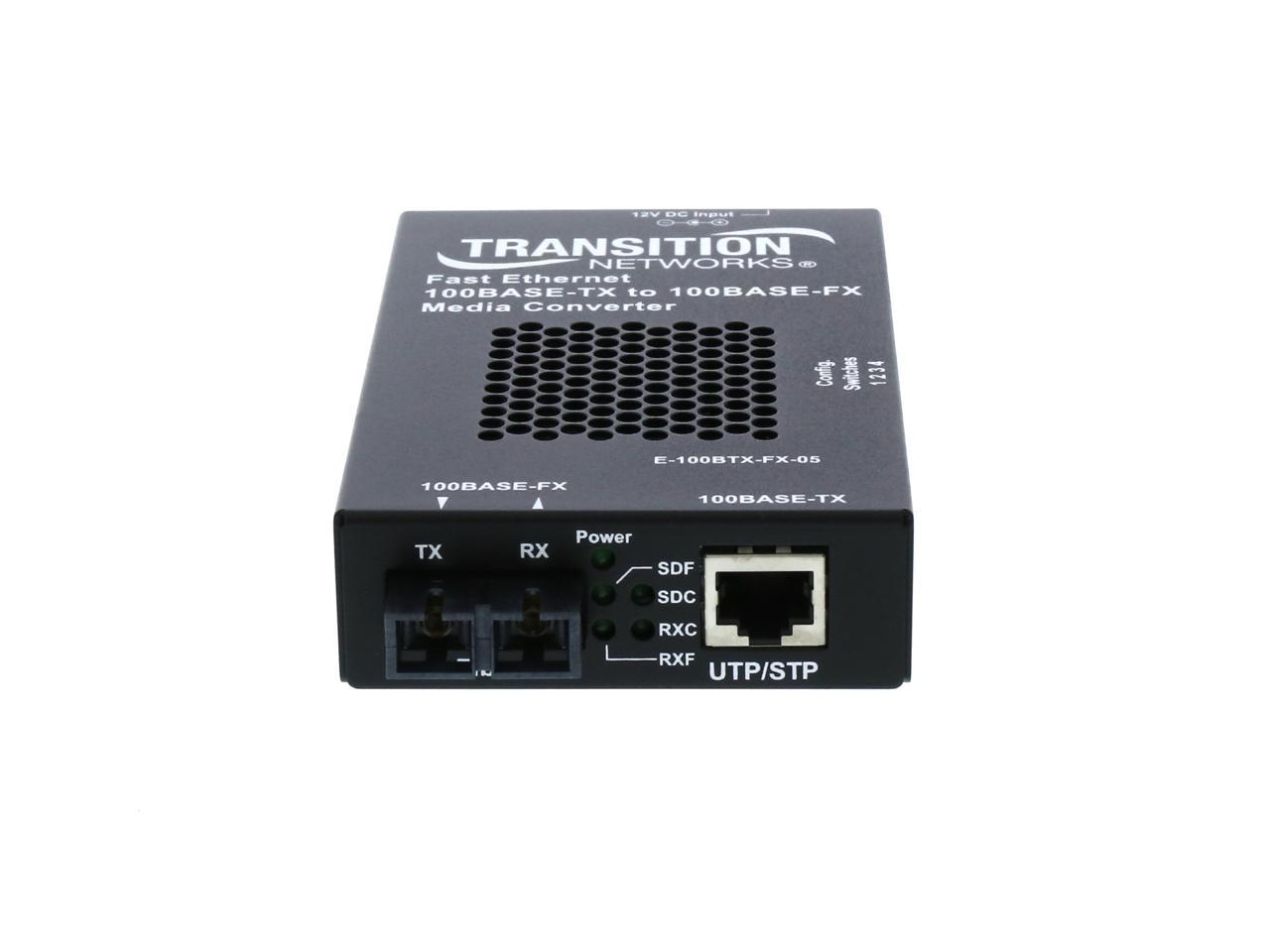 TRANSITION E 100BTX FX 05 SC NA Fast Ethernet 100BASE TX To 100BASE FX   33 350 054 R03 