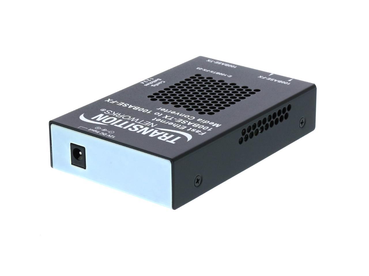 TRANSITION E-100BTX-FX-05(SC)NA Fast Ethernet 100BASE-TX to 100BASE-FX ...