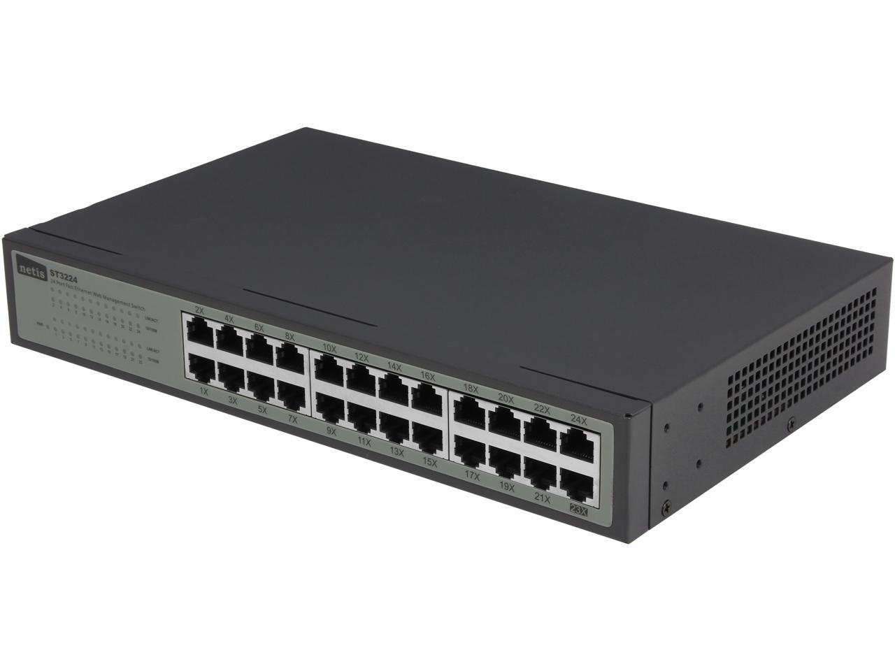 Netis ST3224 24 Port 10/100Mbps Fast  Management Switch