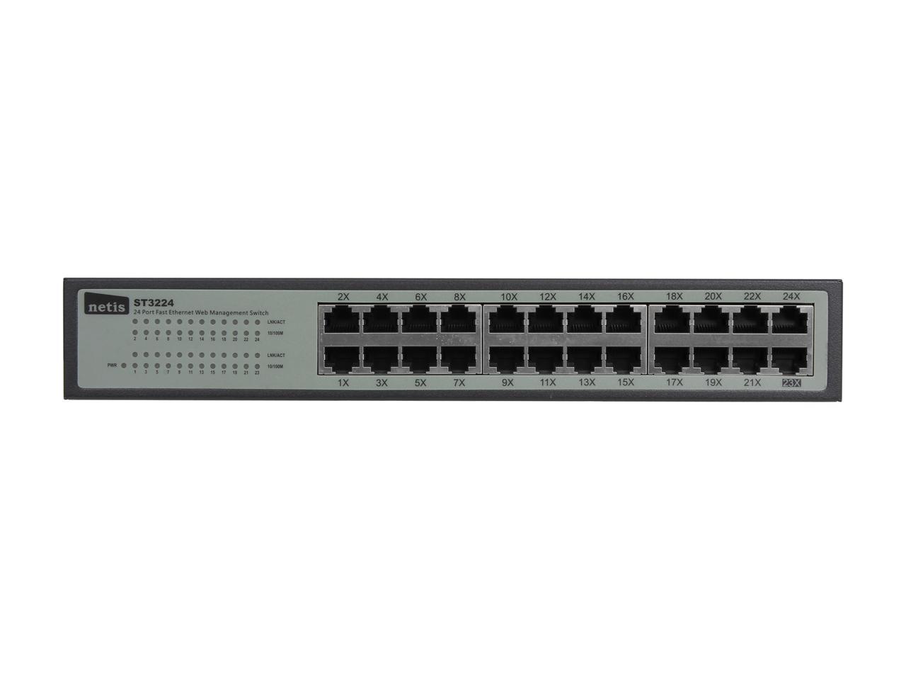 Netis ST3224 24 Port 10/100Mbps Fast  Management Switch