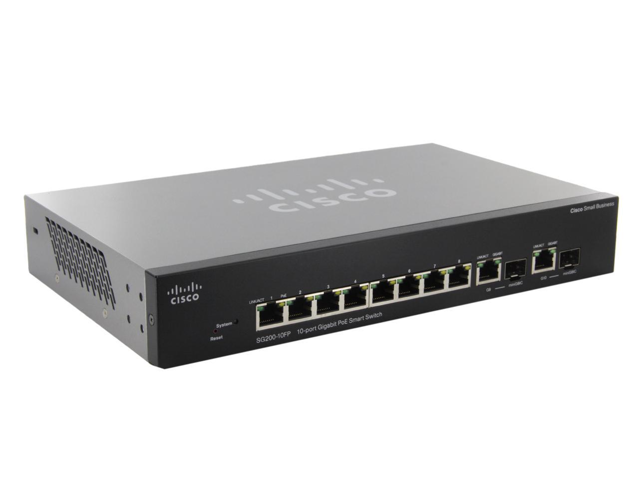 Cisco Small Business SG200-10FP-NA Smart Switches - Newegg.ca