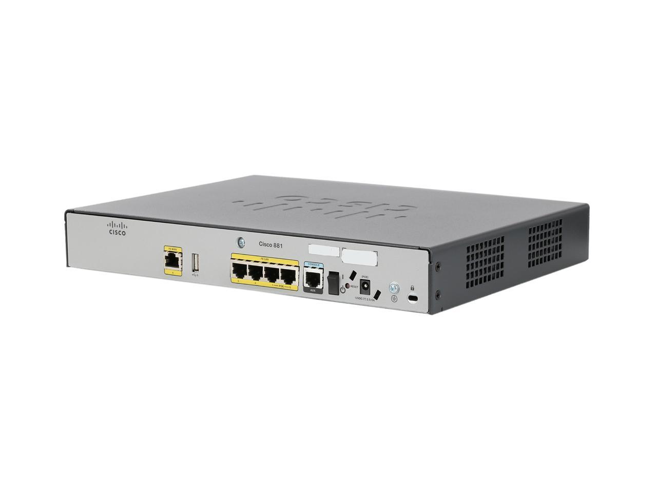 CISCO C881 Wired Ethernet Security Router C881-K9 - Newegg.com