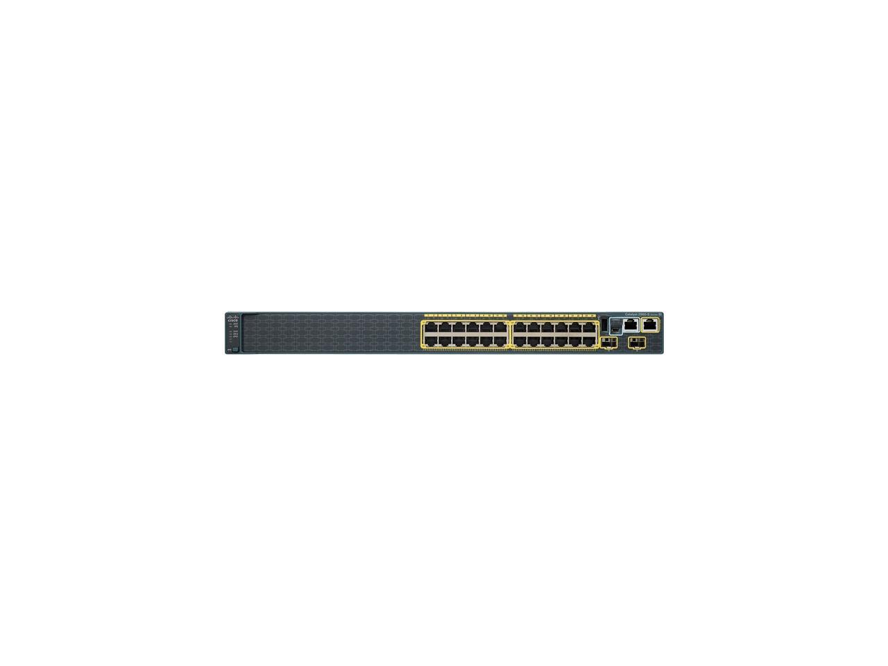 Refurbished Cisco Catalyst 2960X 24PD L Ethernet Switch Newegg refurbished-cisco-catalyst-2960x-24pd-l-ethernet-switch-newegg