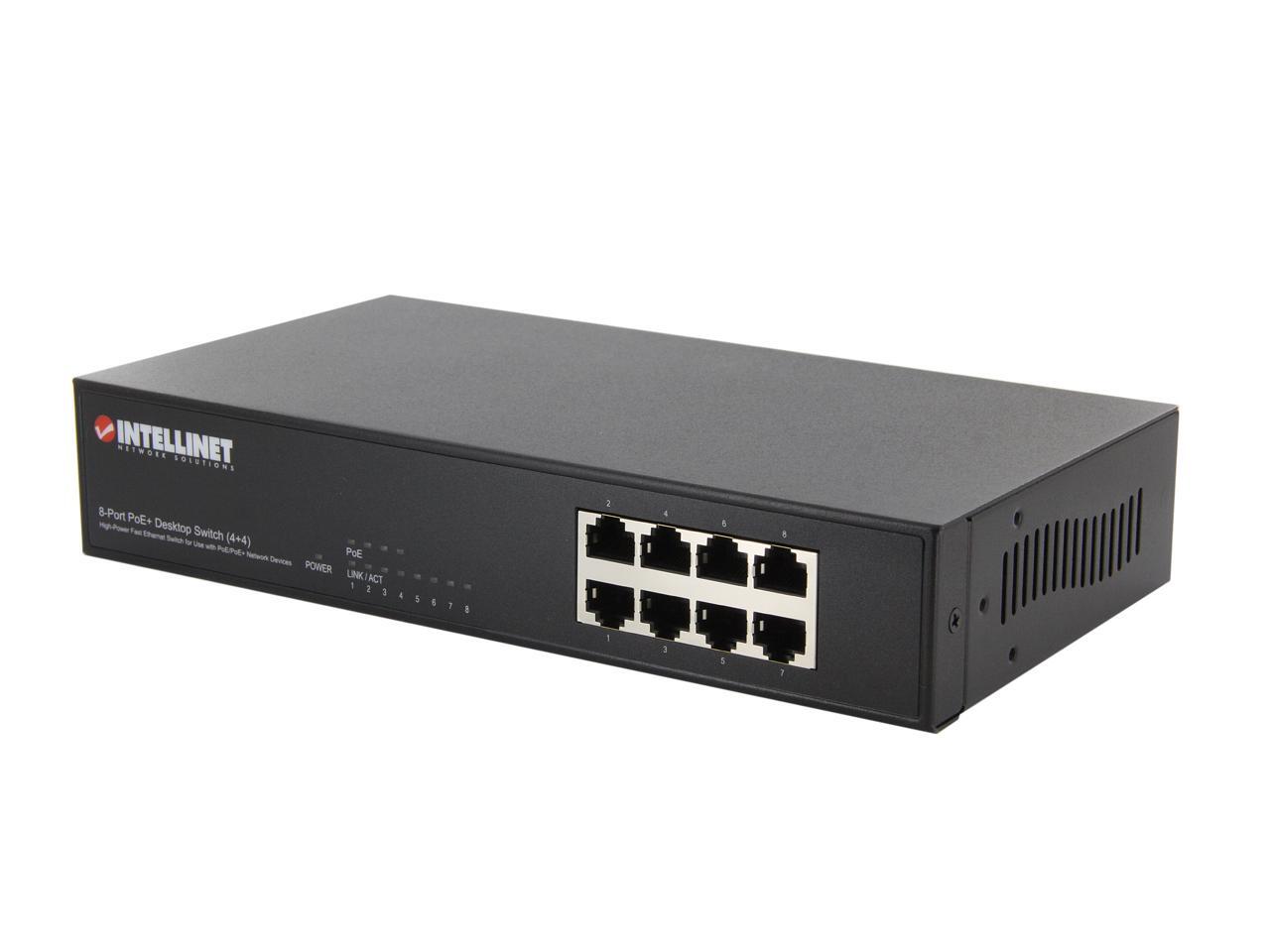 560757 8Port Desktop Switch (4 PoE+ Ports)