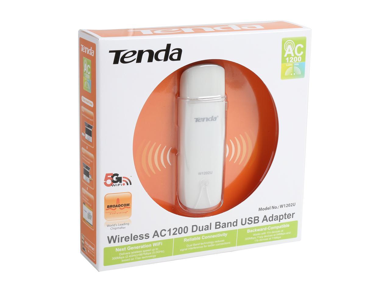tenda wireless ac1200 dual band usb adaptor for mac