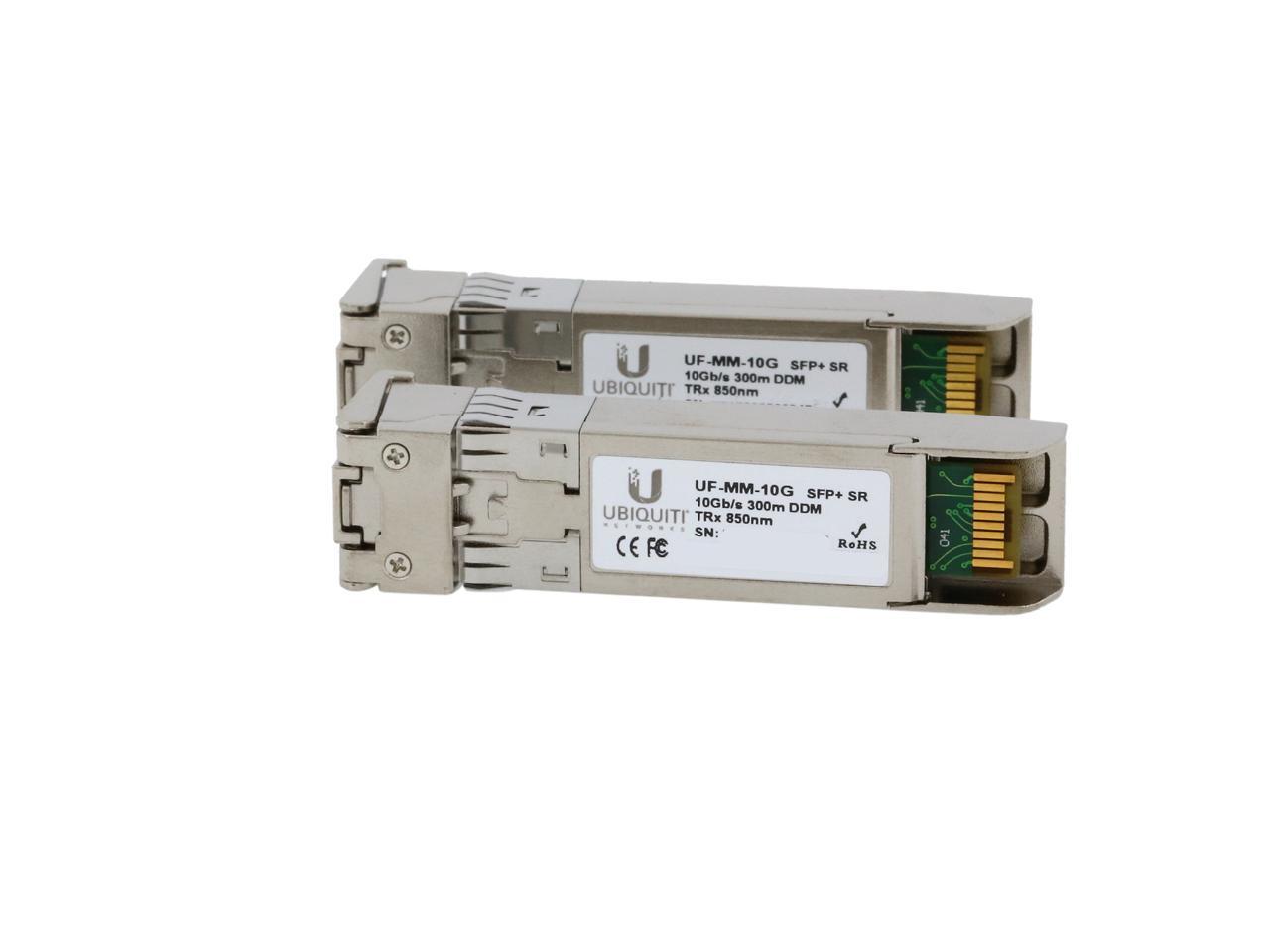Fibre Optique, 10000 Mbit/s, SFP+, LC, 300 m, 850 nm 850 nm Modules émetteurs-récepteurs de réseau Ubiquiti Networks UF-MM-10G Module émetteur-récepteur de réseau Fibre Optique 10000 Mbit/s SFP 