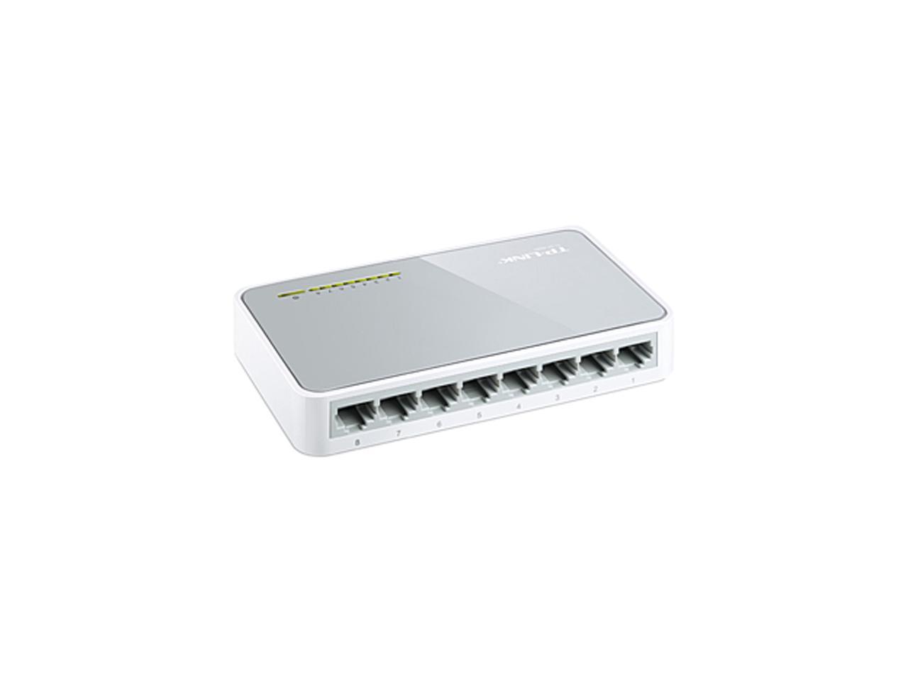 Mini 8Port 10/100Mbps Fast Ethernet Switch 