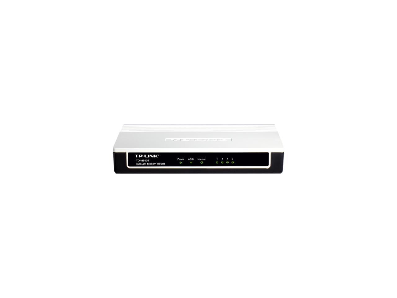 Tp Link Td 8840t 10 100mbps Adsl2 Modem Router Newegg Ca