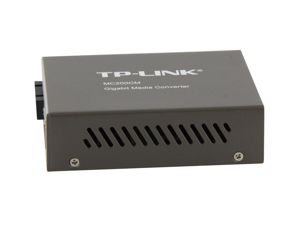 TP-Link Gigabit SFP To RJ45 Fiber Media Converter, Fiber To Ethernet ...