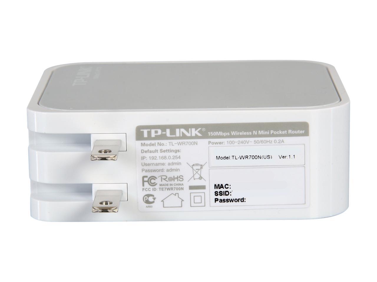 Tp Link Tl Wr700n Wireless N150 Mini Pocket Router Newegg Com