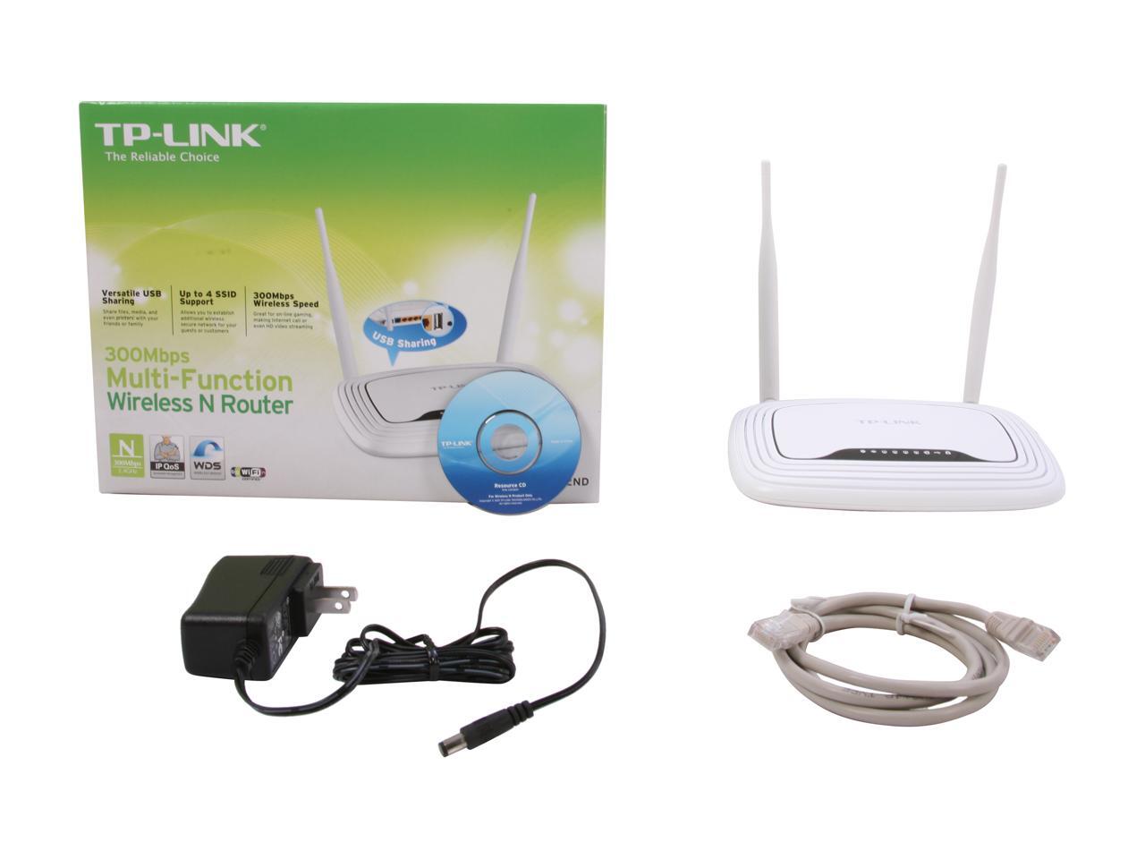 TP-LINK TL-WR842ND Multi-Functional Wireless N Router Up to 300Mbps ...