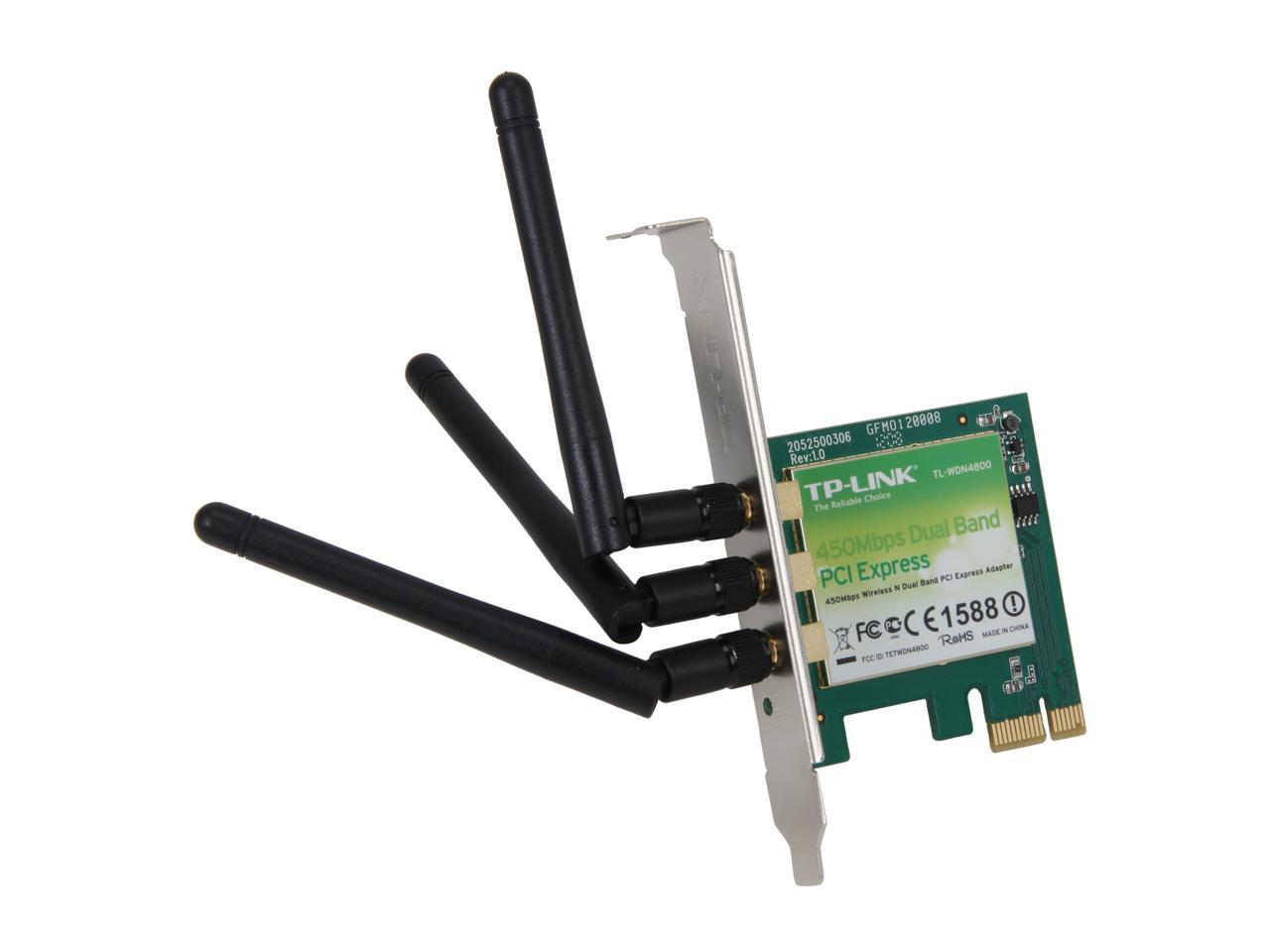 instinct AIDS Horizontal TP-Link TL-WDN4800 PCI Express x1 Wireless N Dual Band Adapter - Newegg.com