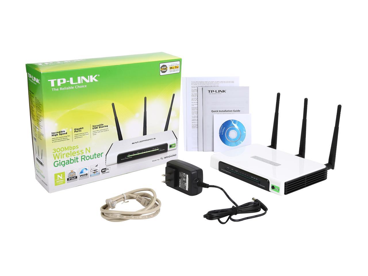 TP-link TL-wr1043nd. ND-5. Интернет 300 мб