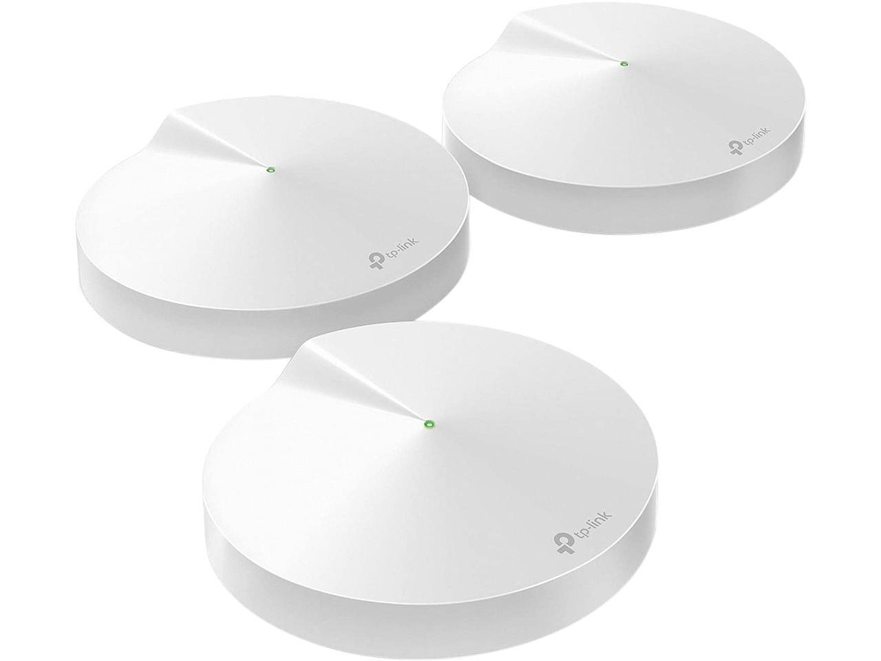 Tp Link Deco M5 Ac1300 The Most Secure Whole Home Mesh Wi Fi System Protects Your Home From Viruses And Hacking Parental Controls Up To 4 500 Sq Ft Router Replacement Newegg Com