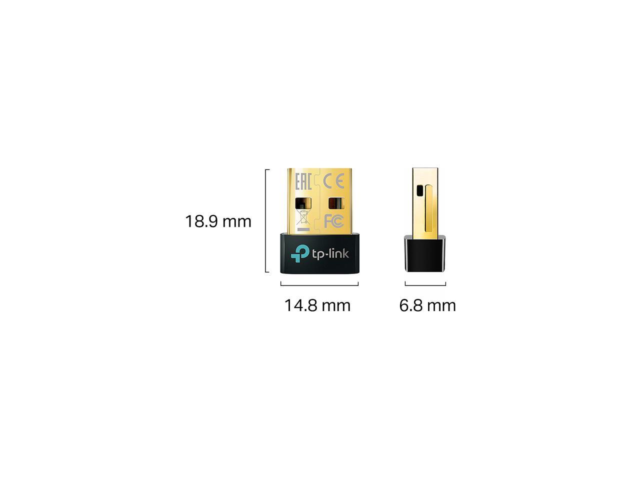 TPLink USB Bluetooth Adapter for PC, 5.0 Bluetooth Dongle Receiver
