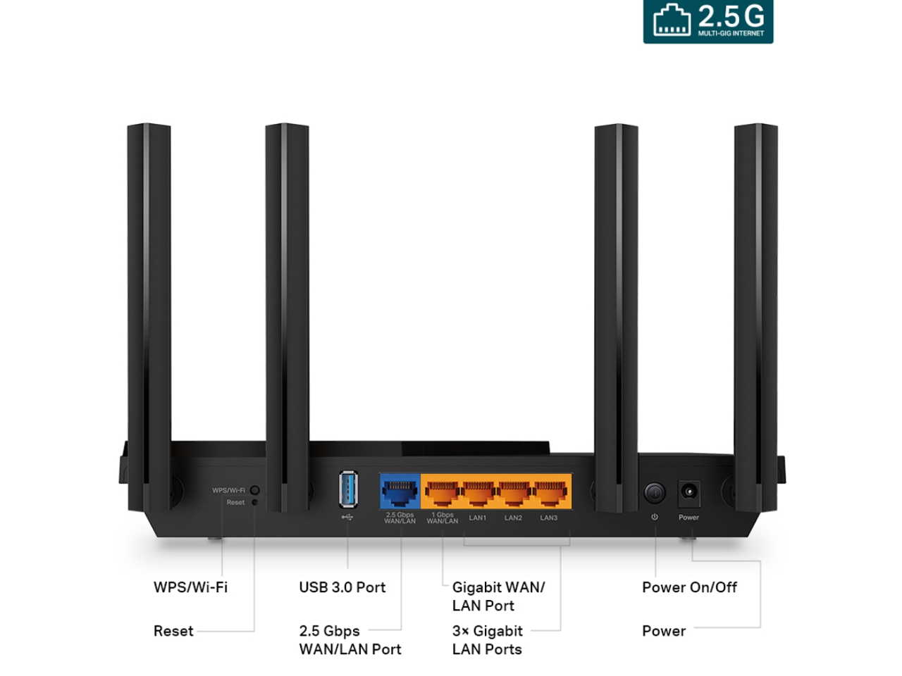TPLink AX3000 WiFi 6 Router (Archer AX55 Pro)