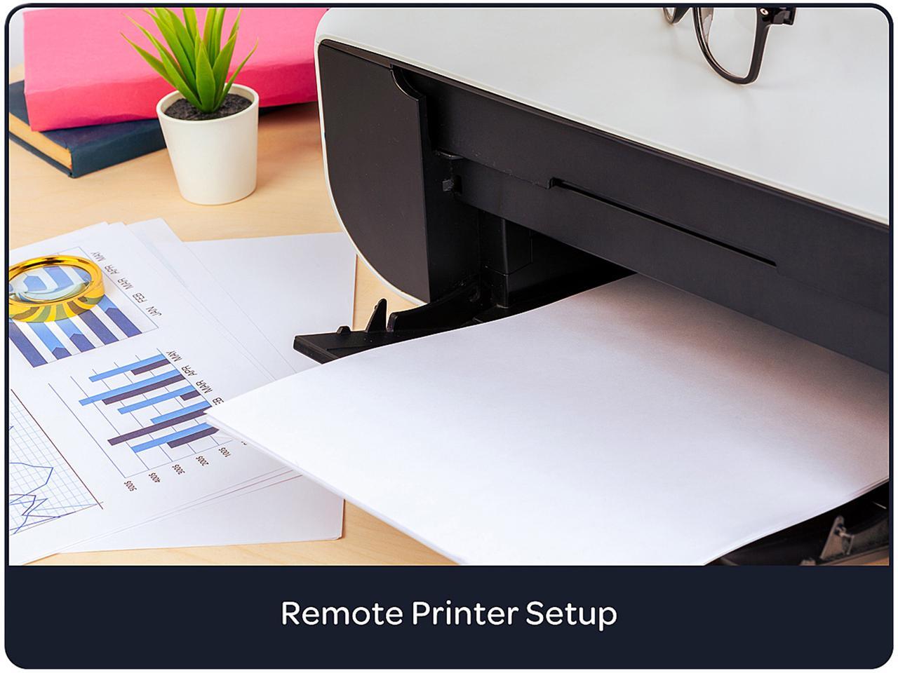 Remote Printer Setup (Install Driver / File Sharing / WiFi network) Phone or Chat Support