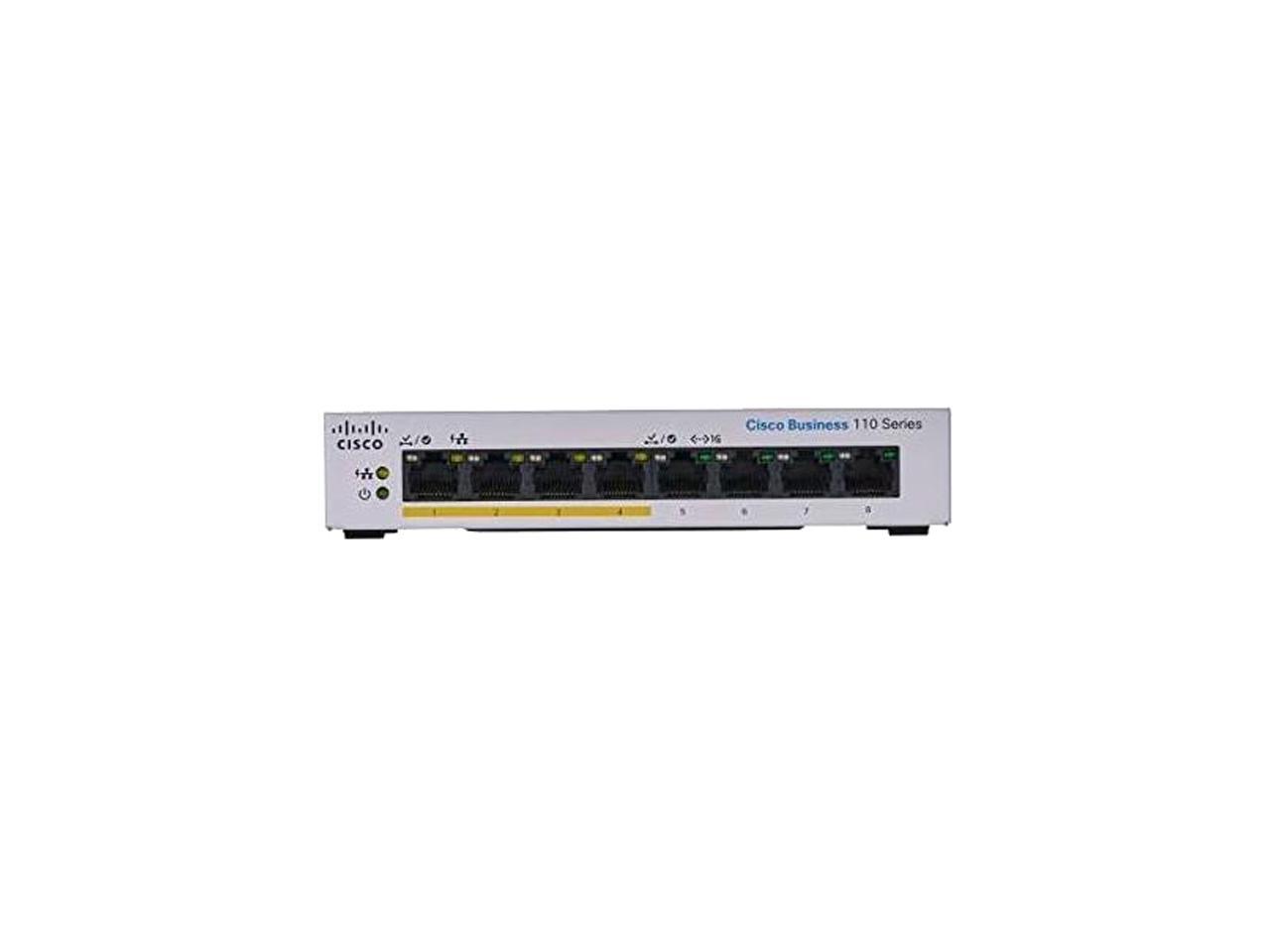 Cisco Cbs110 8pp D Na 110 Series Unmanaged Switches Newegg Com