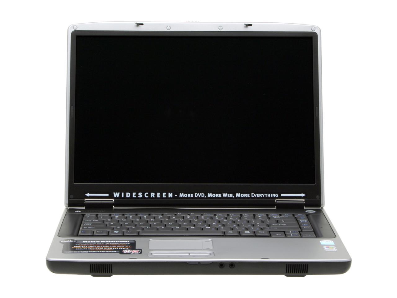 Gateway Laptop Intel Celeron M 360 512MB Memory 40GB HDD Intel Extreme ...