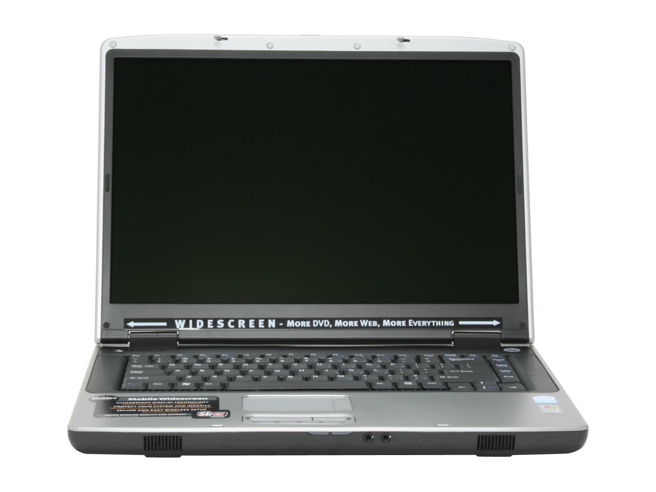 Gateway MX6121 NoteBook Intel Celeron M 370(1.50GHz) 15.4