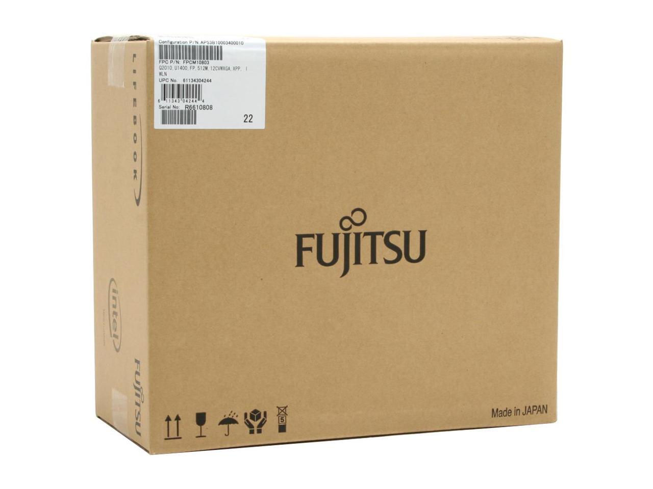 PC/タブレット ノートPC Fujitsu Laptop LifeBook Intel Core Solo U1400 (1.20GHz) 512MB 
