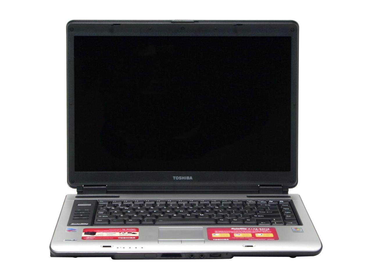 Toshiba Laptop Satellite Intel Pentium M 740 1gb Memory 100gb Hdd Intel 