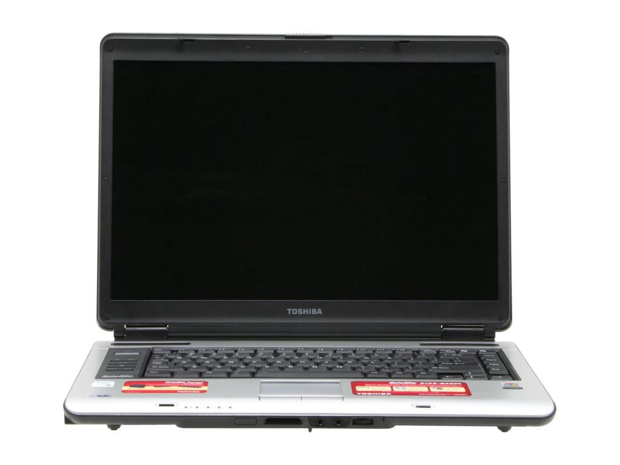 TOSHIBA Laptop Satellite Intel Core Duo T2050 512MB Memory 120GB HDD ...