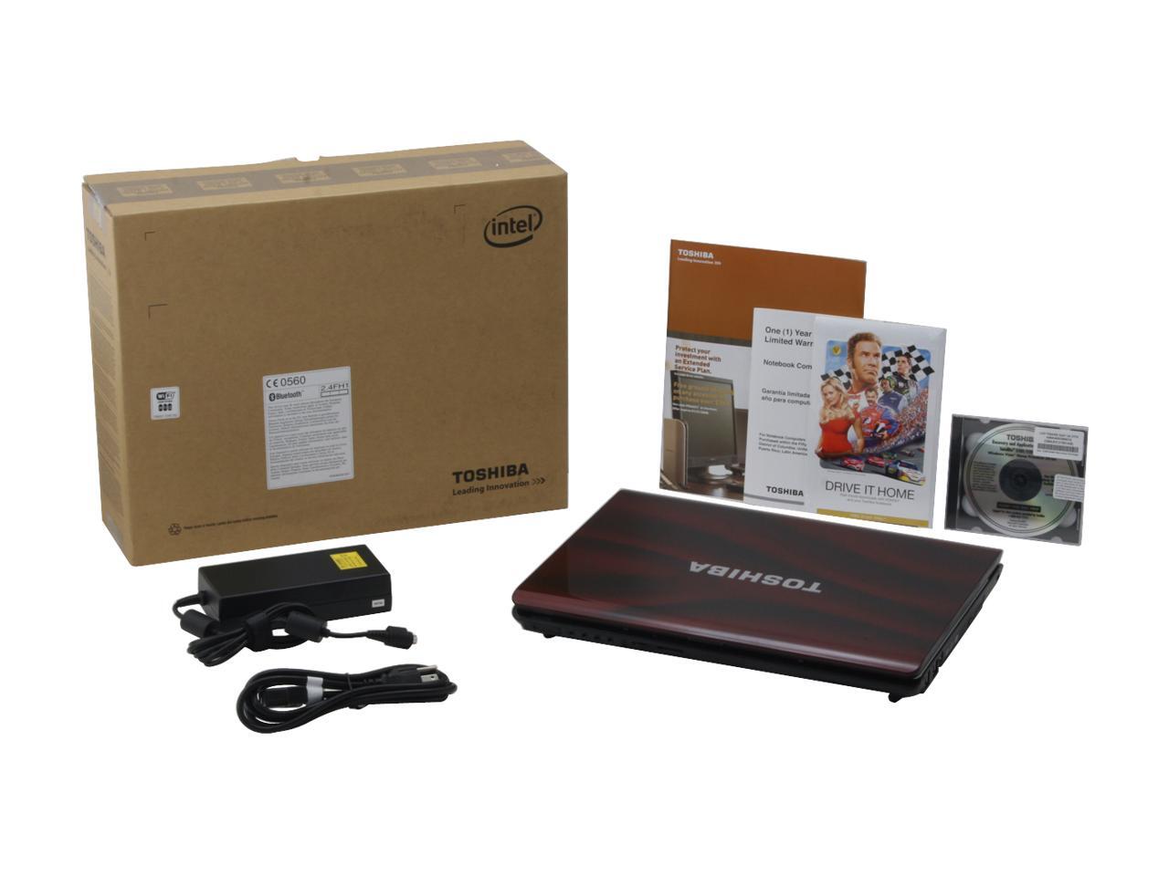 TOSHIBA Laptop Satellite Intel Core 2 Duo T5550 2GB Memory 250GB HDD ...