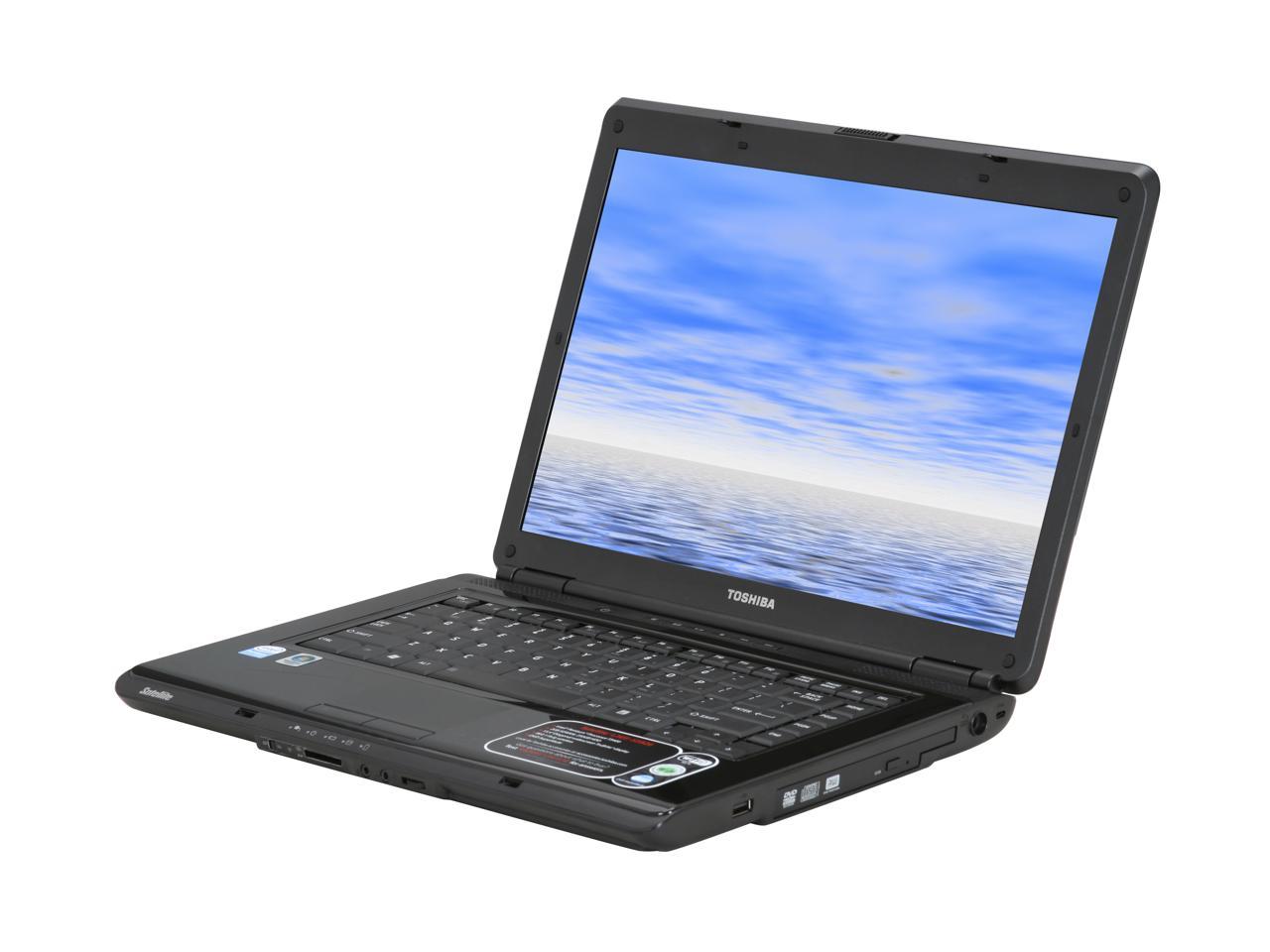 TOSHIBA Laptop Satellite Intel Pentium T3400 2GB Memory 250GB HDD Intel ...