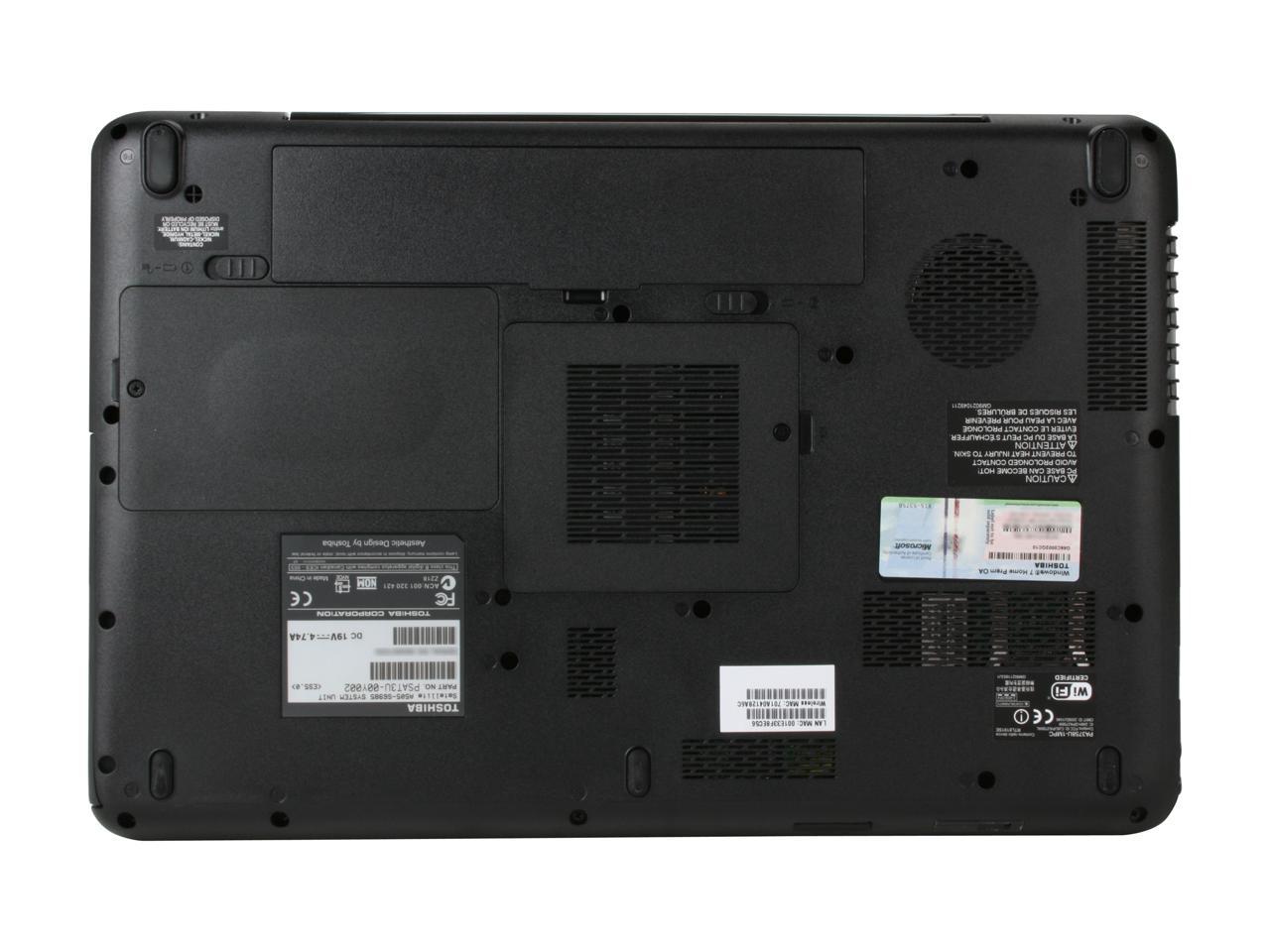 TOSHIBA Laptop Satellite A505-S6985 Intel Core 2 Duo T6600 (2.20 