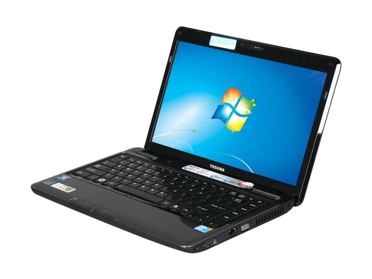 TOSHIBA Laptop Satellite Intel Core i3-350M 3GB Memory 320GB HDD Intel ...