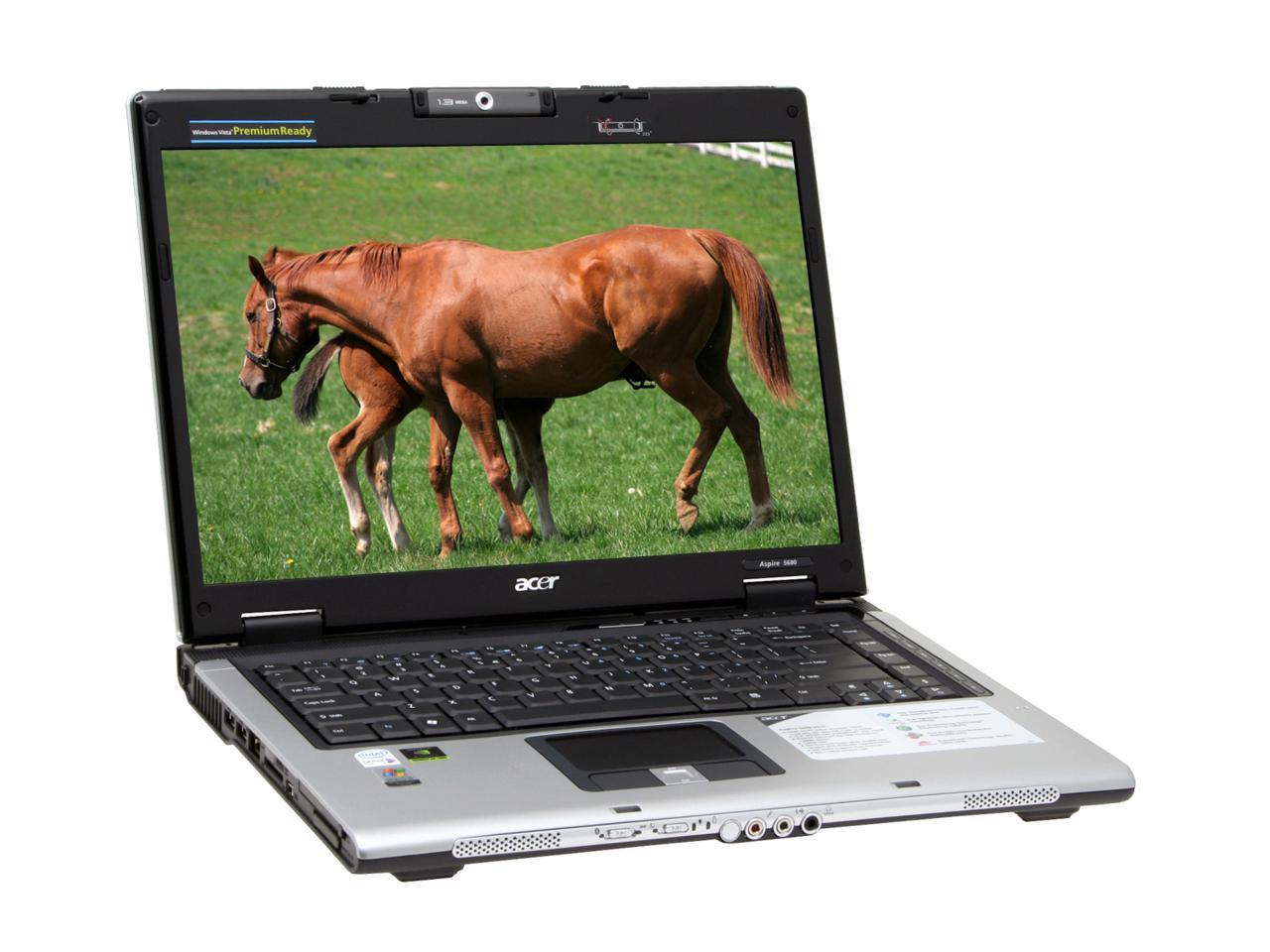 baas afschaffen Ontleden Acer Laptop Aspire Intel Core 2 Duo T5500 (1.66GHz) 2GB Memory 120GB HDD  NVIDIA GeForce Go 7600 SE 15.4" Windows XP Professional AS5680-6516 -  Newegg.com