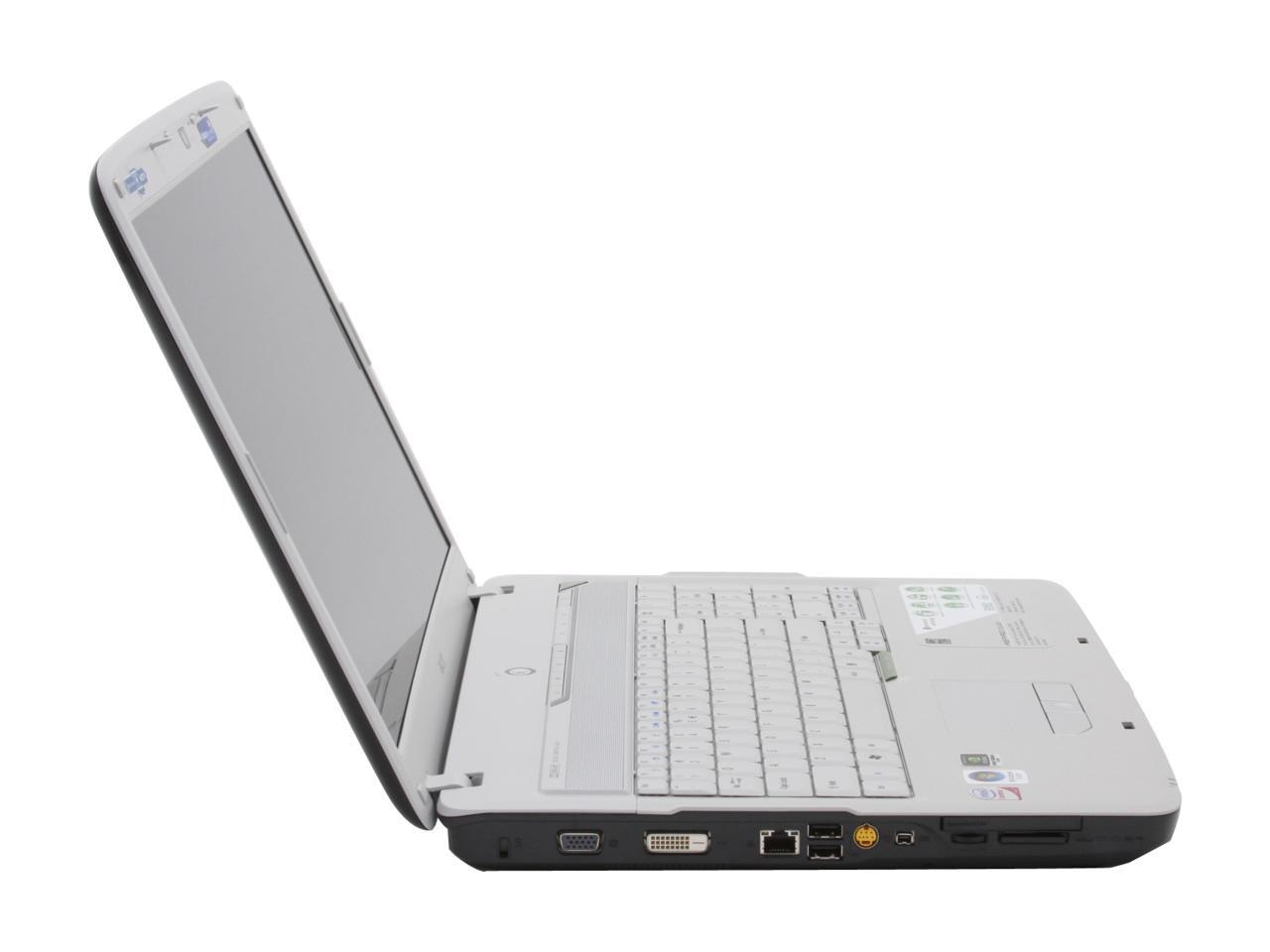 Acer Laptop Aspire Intel Core 2 Duo T5550 3GB Memory 250GB HDD NVIDIA ...