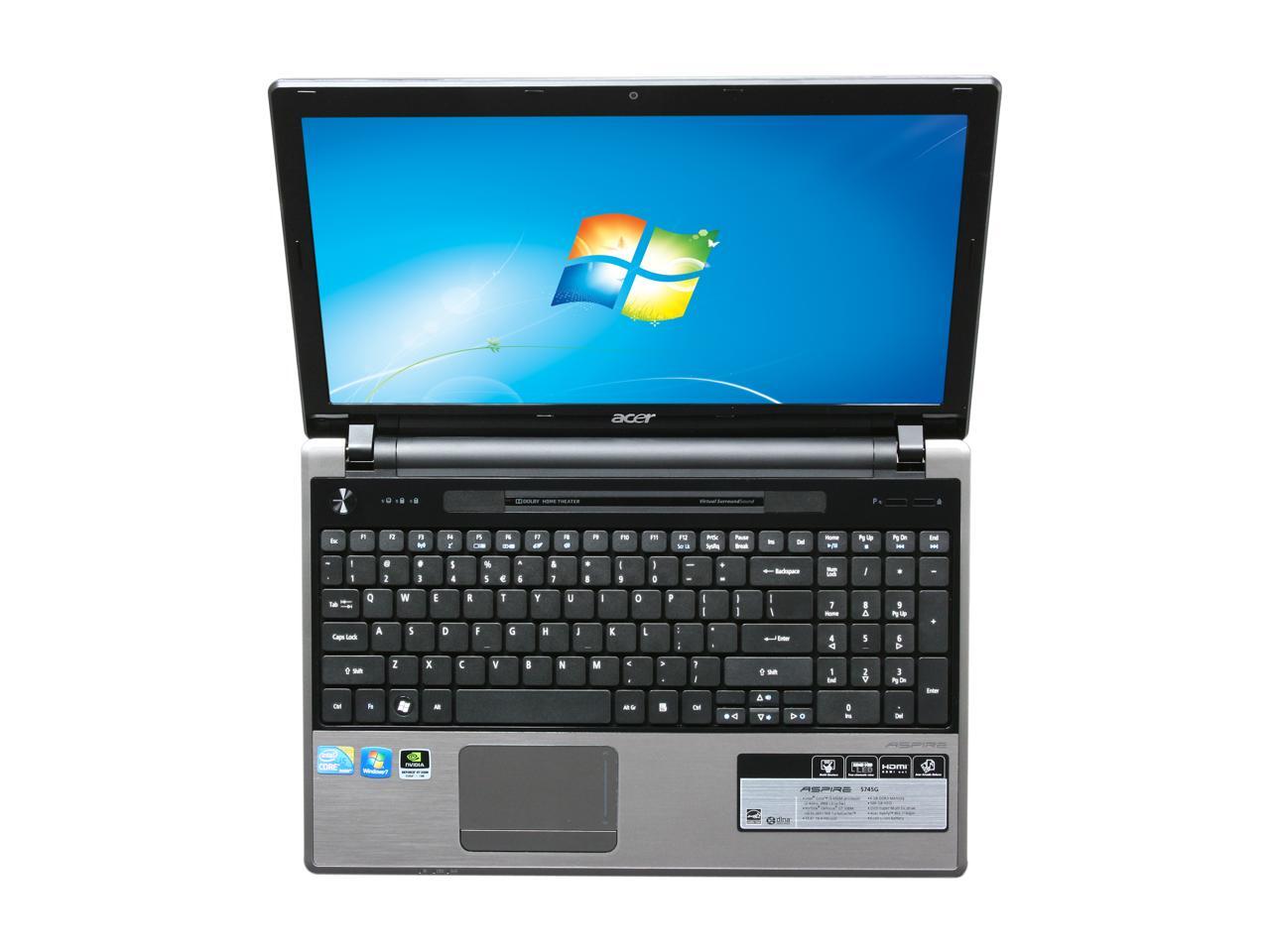 Acer Laptop Aspire Intel Core i5-450M 4GB Memory 500GB HDD NVIDIA ...