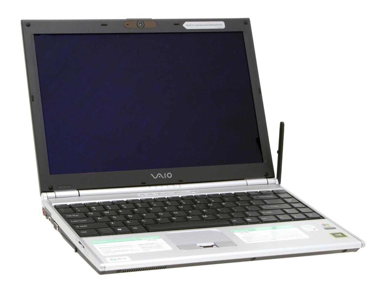 Sony Laptop Vaio Sz Series Intel Core 2 Duo T5600 1gb Memory 120gb Hdd Nvidia Geforce Go 7400