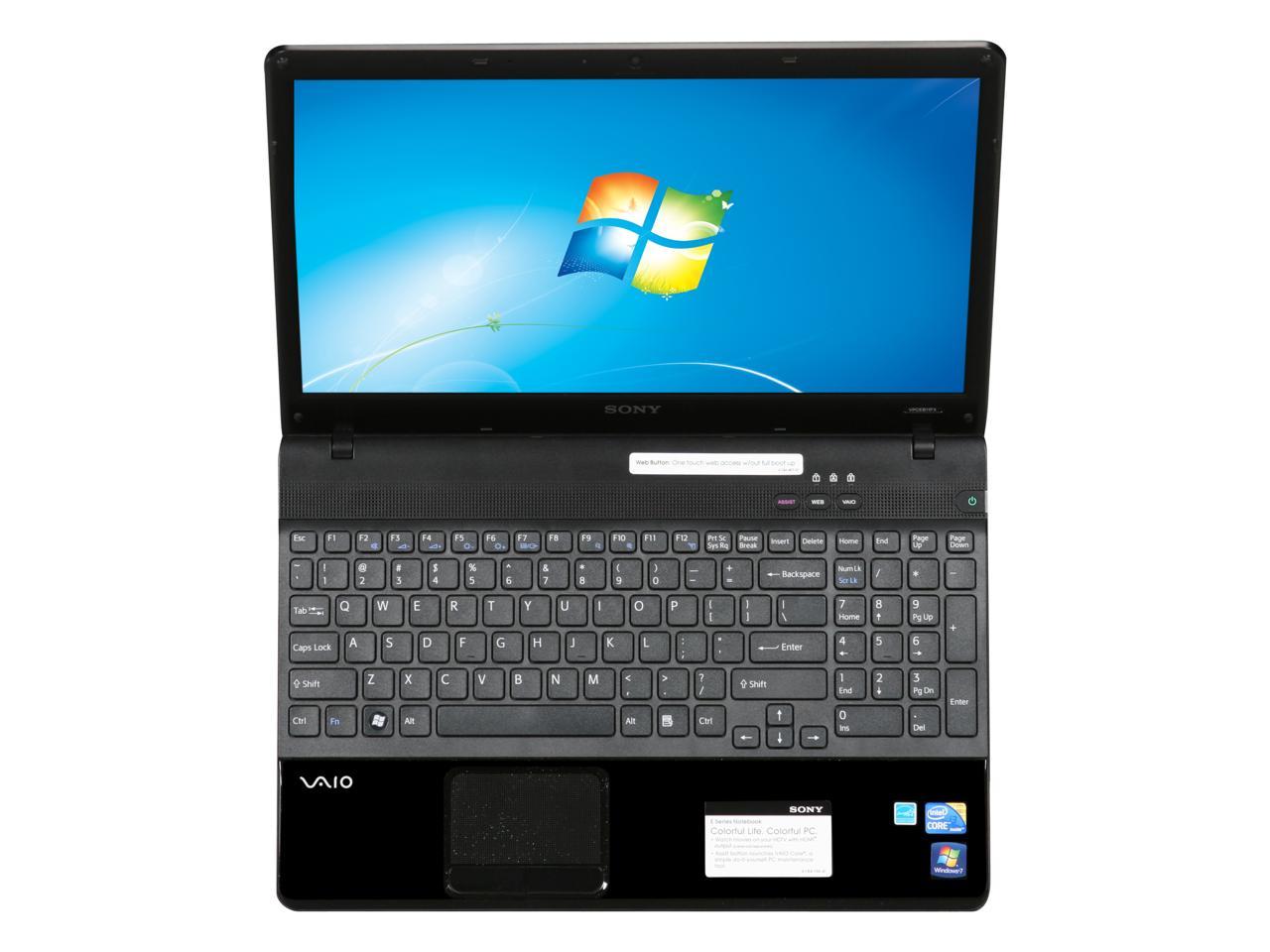 sony vaio laptop windows 7