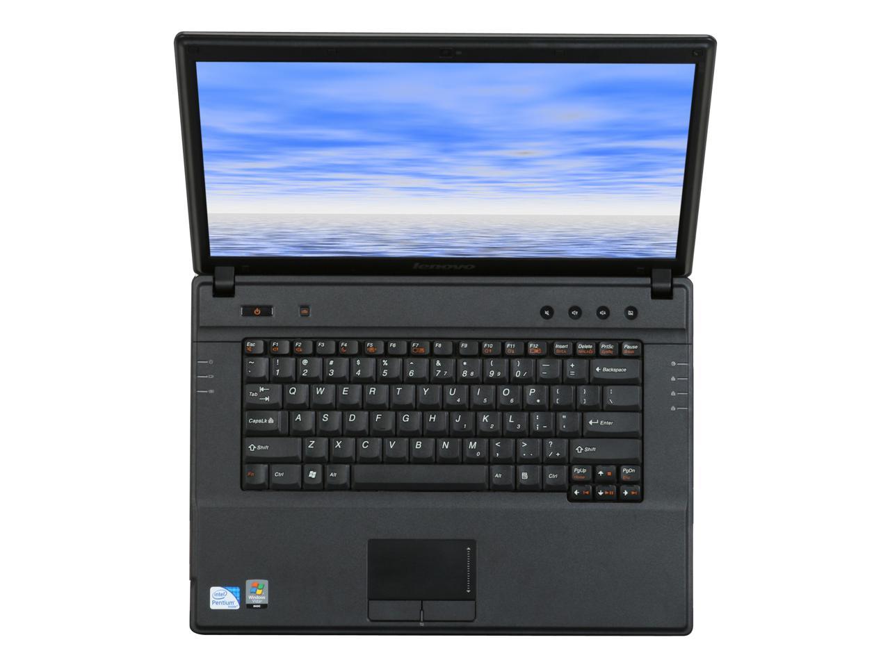 Lenovo Laptop Intel Pentium T3400 2GB Memory 160GB HDD Intel GMA 4500M ...