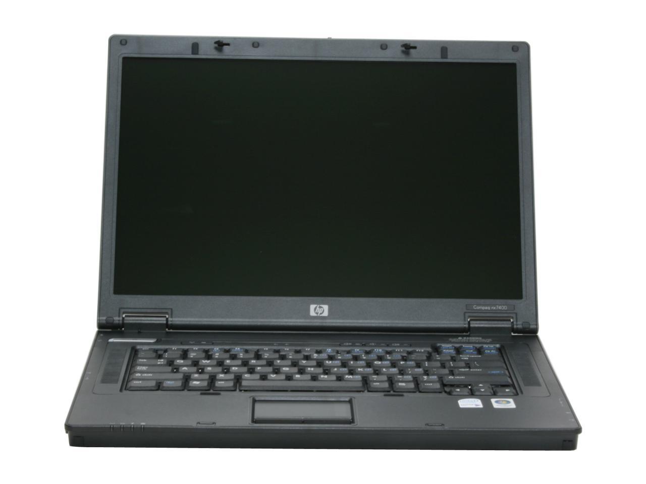 Hp compaq nx7400 установка windows 7