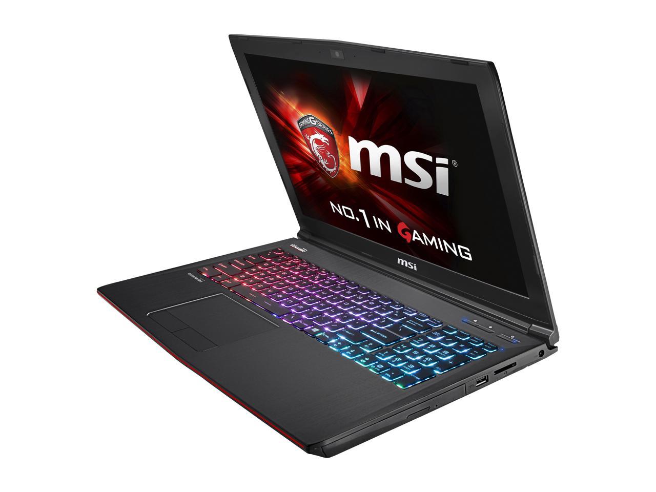 Msi Ge62 2qd 453us Gaming Laptop Intel Core I7 5700 Hq 2 7 Ghz 15 6 Windows 10 Home 64 Bit