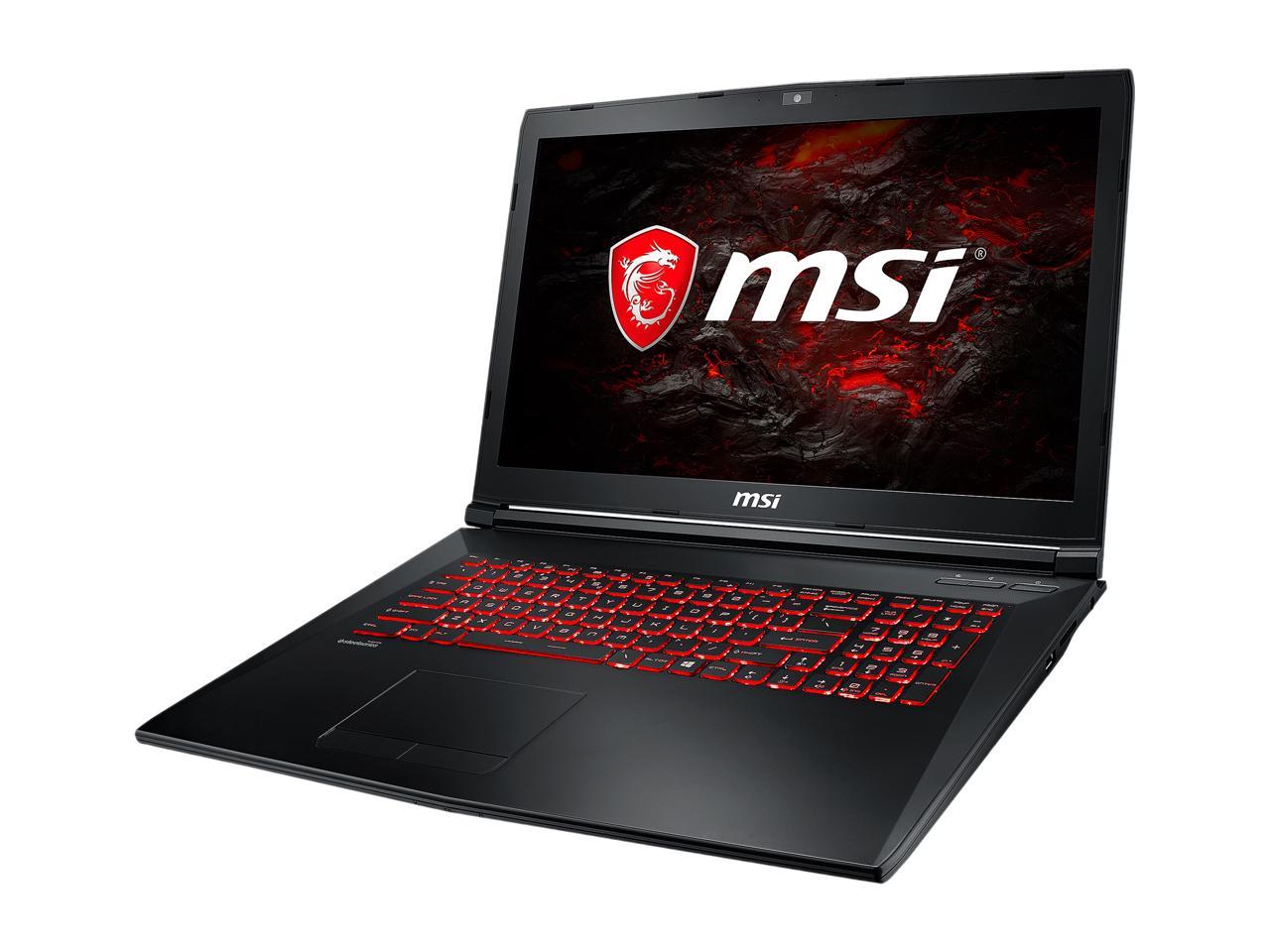 MSI GL72M 7RDX-800 Gaming Laptop Intel Core i7-7700HQ 2.8 GHz 17.3 ...