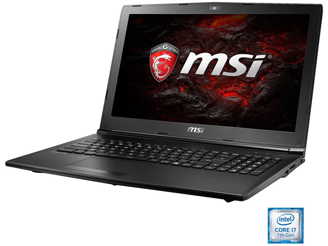 MSI GL62M 7RE-406 Gaming Laptop Intel Core i7-7700HQ 2.8 GHz 