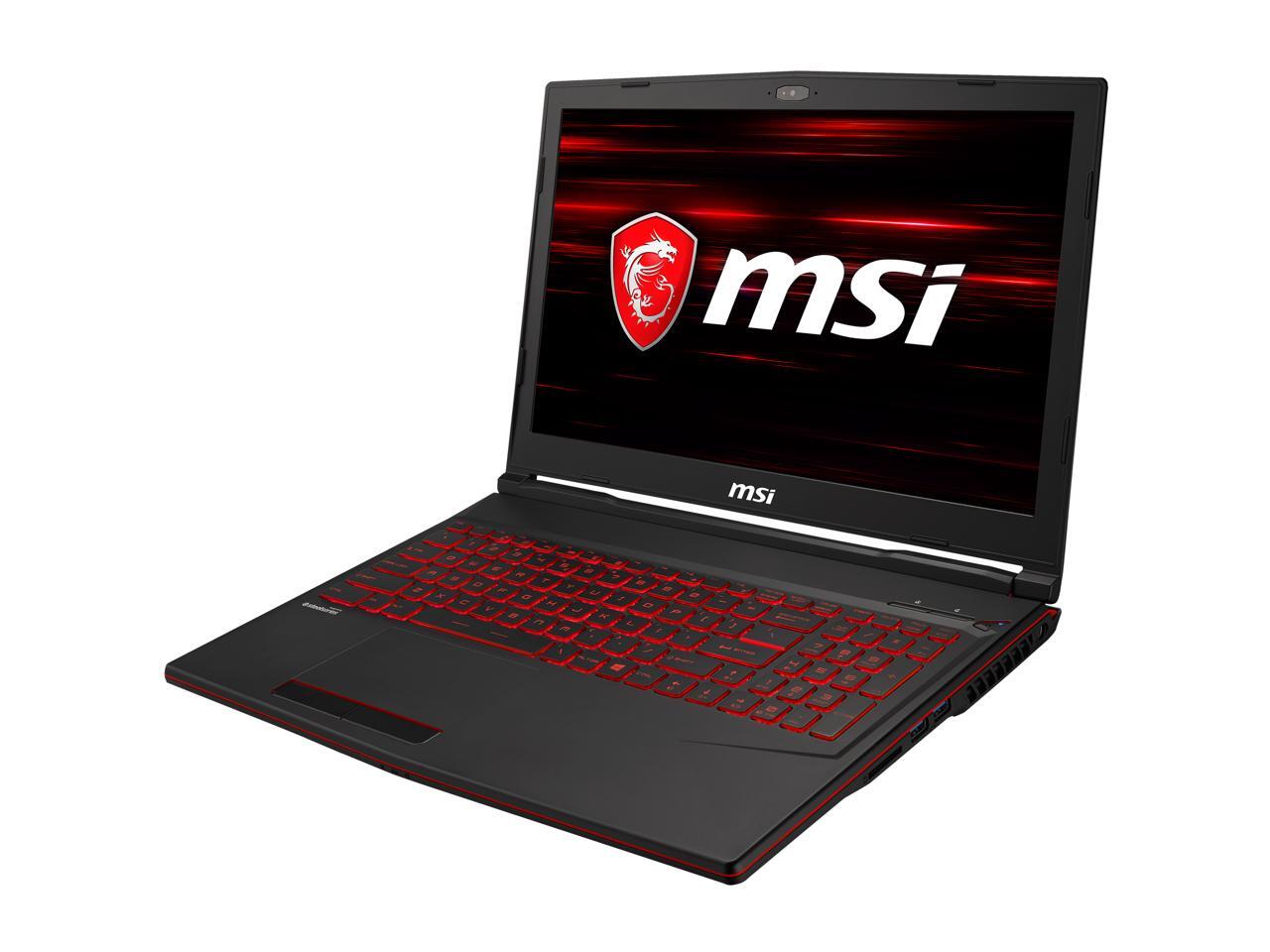 Msi gl63 8se 209 gaming laptop intel core i5 8300h 2 30 ghz 15 6