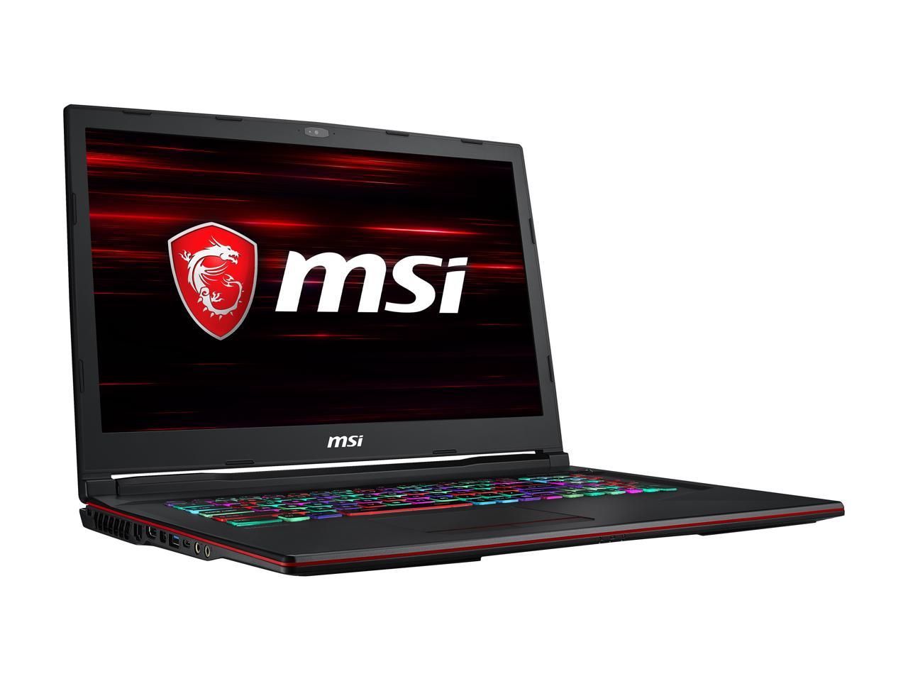 MSI GL63 9SDK-610 Gaming Laptop Intel Core i7-9750H 2.60 GHz 15.6 ...